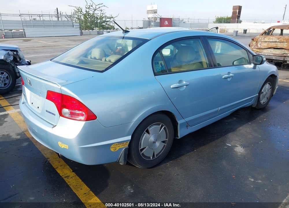 2006 HONDA CIVIC HYBRID VIN: JHMFA36206S026157