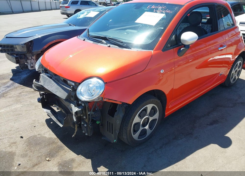 2017 FIAT 500E BATTERY ELECTRIC VIN: 3C3CFFGE9HT611650
