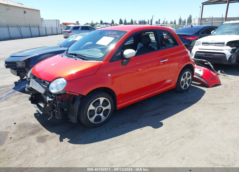 2017 FIAT 500E BATTERY ELECTRIC VIN: 3C3CFFGE9HT611650