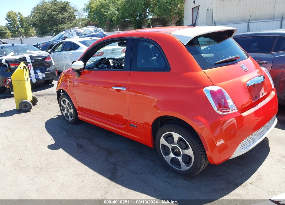 2017 FIAT 500E BATTERY ELECTRIC VIN: 3C3CFFGE9HT611650