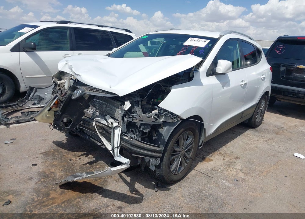 2014 HYUNDAI TUCSON SE VIN: KM8JUCAG9EU871240