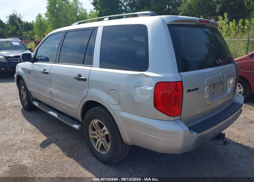 2004 HONDA PILOT EX VIN: 2HKYF18414H558429