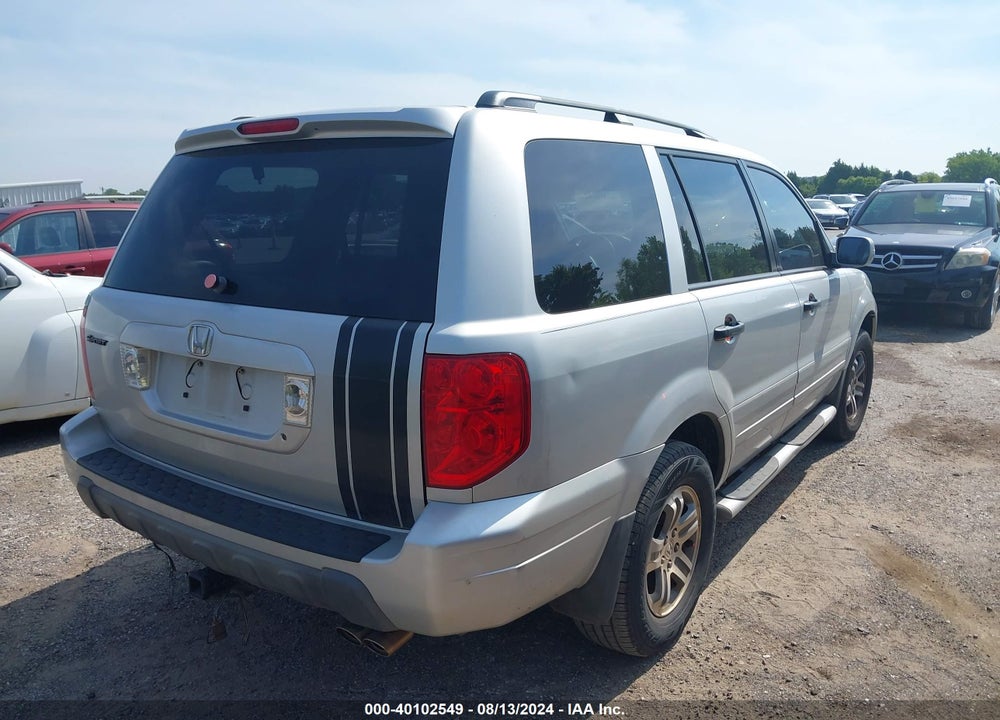 2004 HONDA PILOT EX VIN: 2HKYF18414H558429