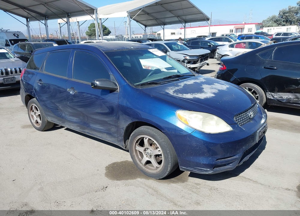 2004 TOYOTA MATRIX STANDARD VIN: 2T1KR32E44C230385