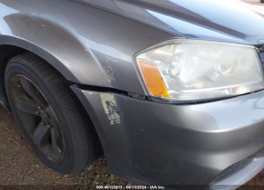 2012 DODGE AVENGER SE VIN: 1C3CDZAG4CN276162