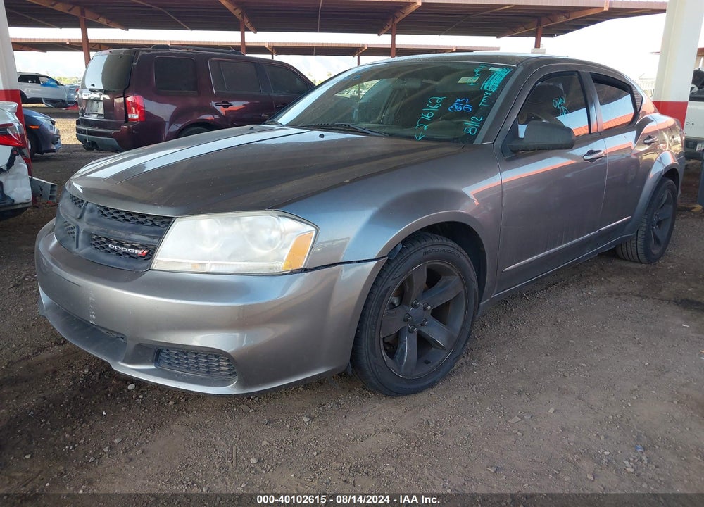 2012 DODGE AVENGER SE VIN: 1C3CDZAG4CN276162