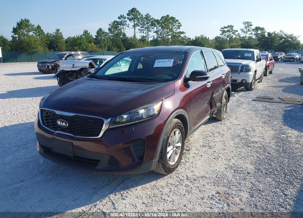 2019 KIA SORENTO 3.3L LX VIN: 5XYPGDA55KG449456