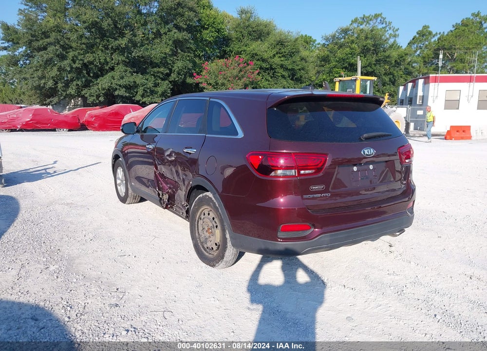 2019 KIA SORENTO 3.3L LX VIN: 5XYPGDA55KG449456