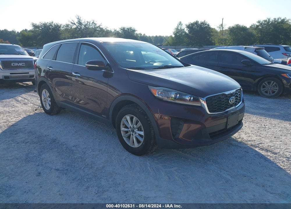 2019 KIA SORENTO 3.3L LX VIN: 5XYPGDA55KG449456