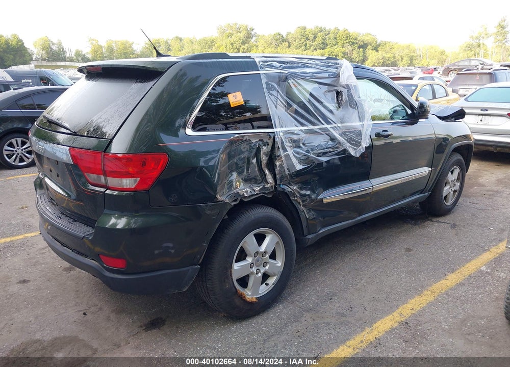 2011 JEEP GRAND CHEROKEE LAREDO VIN: 1J4RR4GG7BC599949
