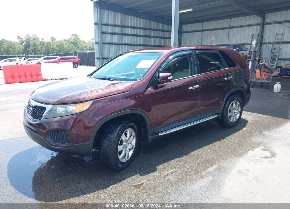 2012 KIA SORENTO LX VIN: 5XYKT4A16CG280228