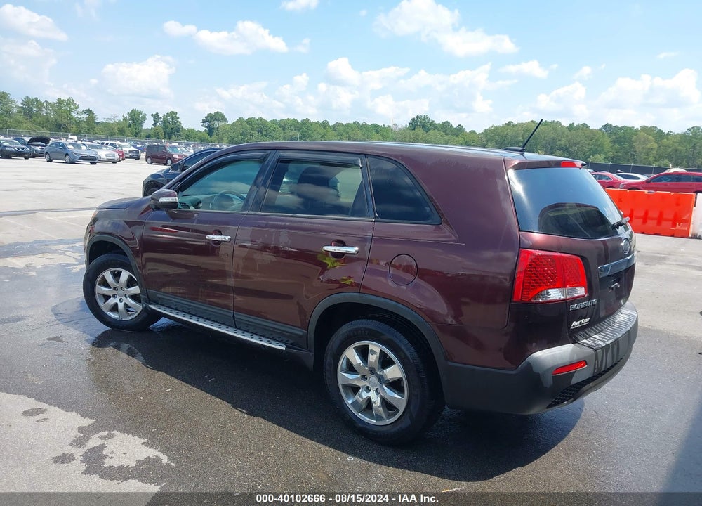 2012 KIA SORENTO LX VIN: 5XYKT4A16CG280228
