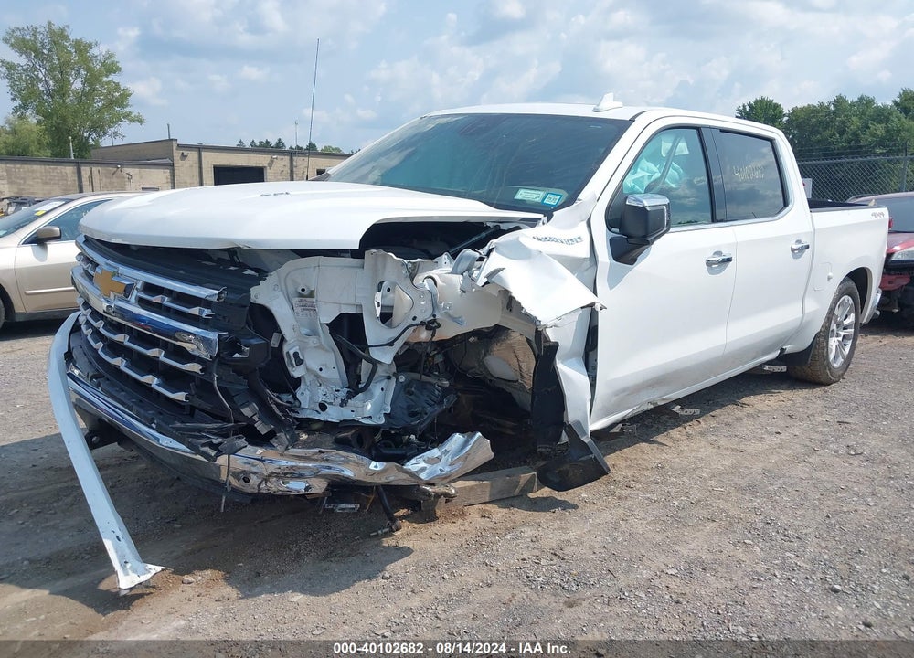 2022 CHEVROLET SILVERADO 1500 4WD SHORT BED LTZ VIN: 1GCUDGEL2NZ530197