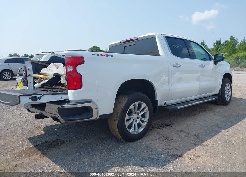 2022 CHEVROLET SILVERADO 1500 4WD SHORT BED LTZ VIN: 1GCUDGEL2NZ530197