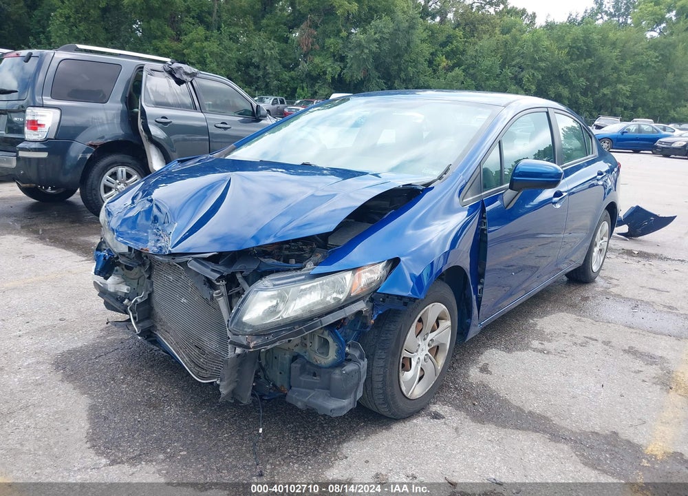2015 HONDA CIVIC LX VIN: 19XFB2F55FE077241