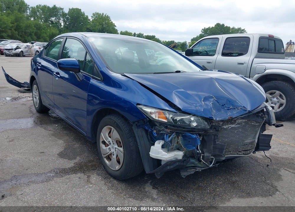 2015 HONDA CIVIC LX VIN: 19XFB2F55FE077241