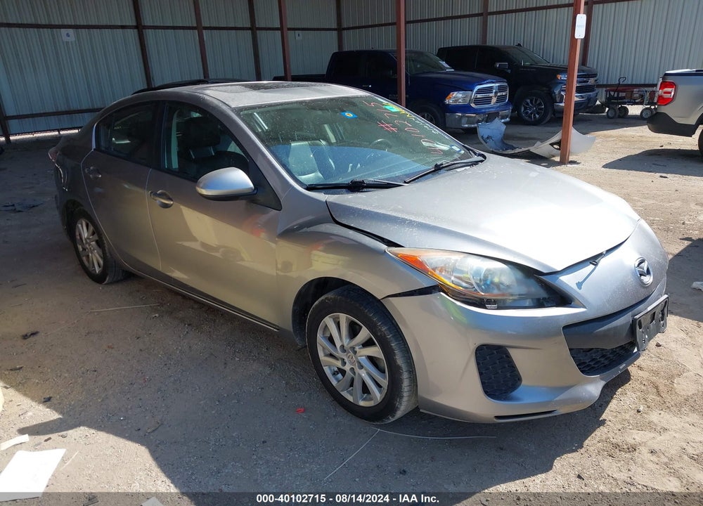 2012 MAZDA 3 I GRAND TOURING VIN: JM1BL1W8XC1529540