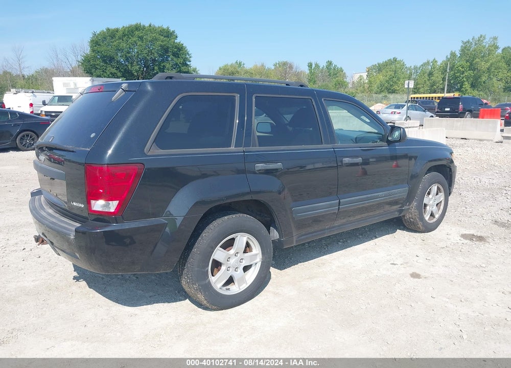 2005 JEEP GRAND CHEROKEE LAREDO VIN: 1J4GR48K55C540302