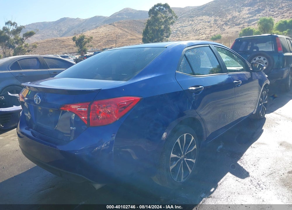 2019 TOYOTA COROLLA SE VIN: 5YFBURHE2KP867779
