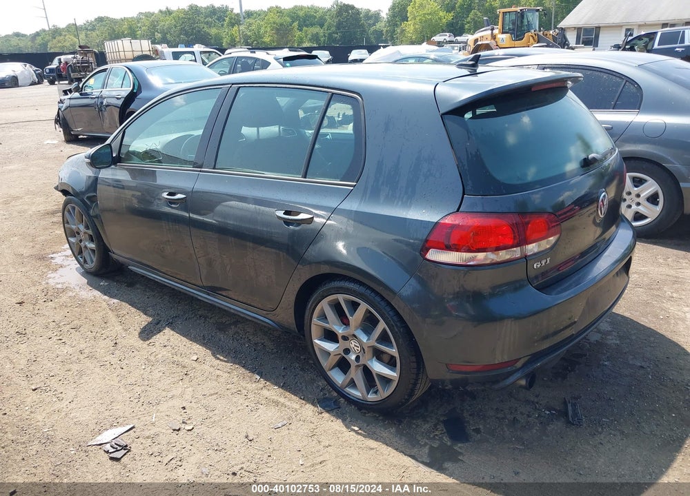 2013 VOLKSWAGEN GTI 4-DOOR VIN: WVWHD7AJ4DW055755