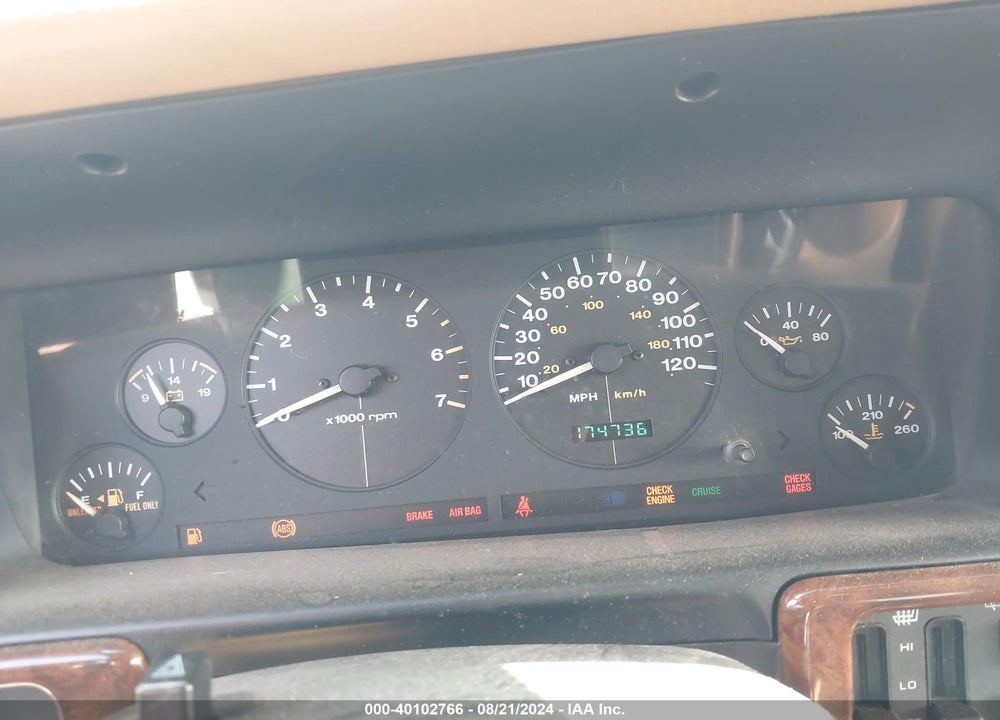 1997 JEEP GRAND CHEROKEE LIMITED VIN: 1J4GZ78Y0VC592409