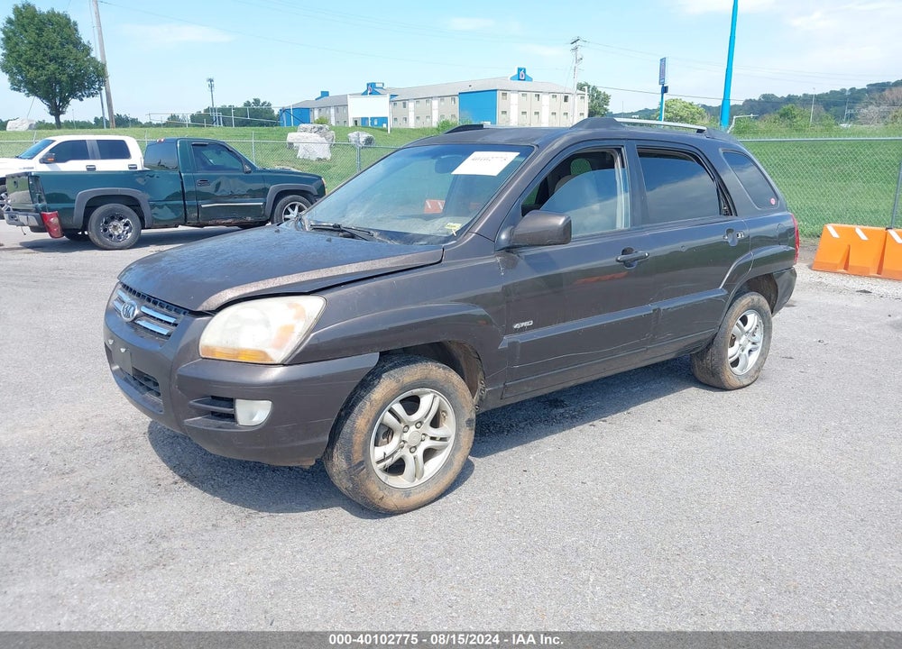 2007 KIA SPORTAGE EX V6 VIN: KNDJE723477449978