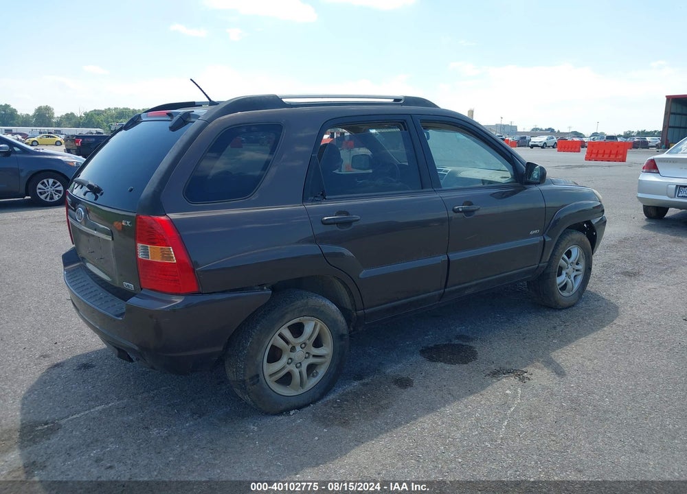 2007 KIA SPORTAGE EX V6 VIN: KNDJE723477449978