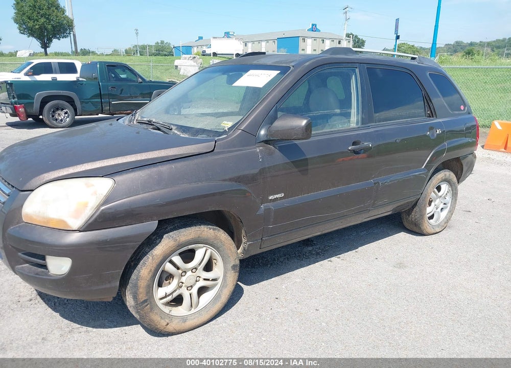 2007 KIA SPORTAGE EX V6 VIN: KNDJE723477449978