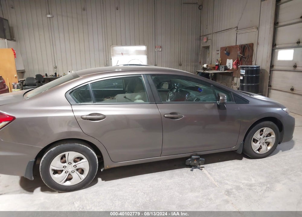 2014 HONDA CIVIC LX VIN: 19XFB2F56EE063606
