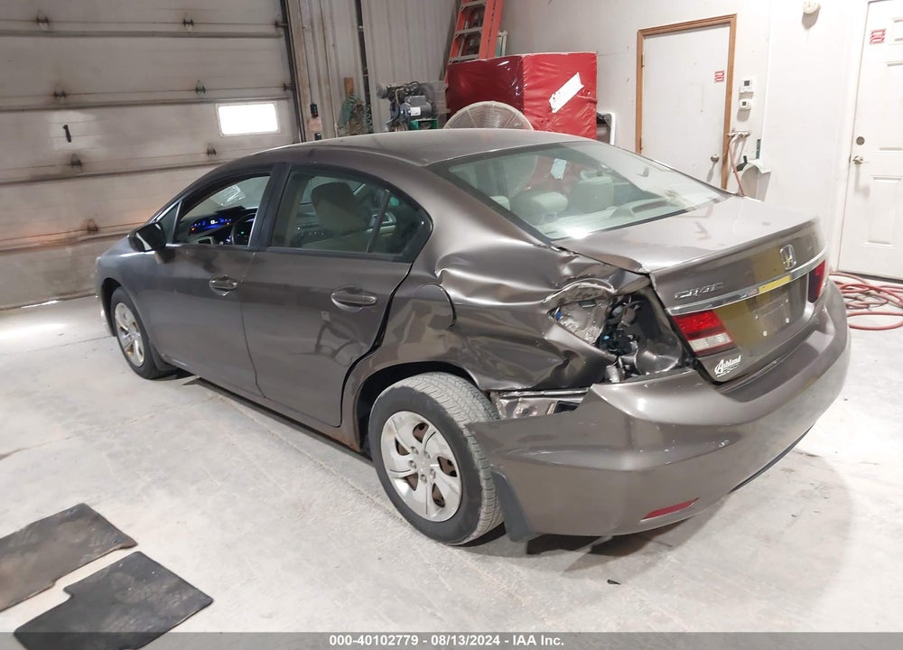 2014 HONDA CIVIC LX VIN: 19XFB2F56EE063606