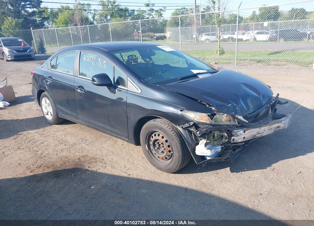 2013 HONDA CIVIC LX VIN: 2HGFB2F56DH595233