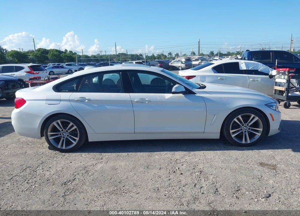 2018 BMW 430I GRAN COUPE VIN: WBA4J1C53JBM09821
