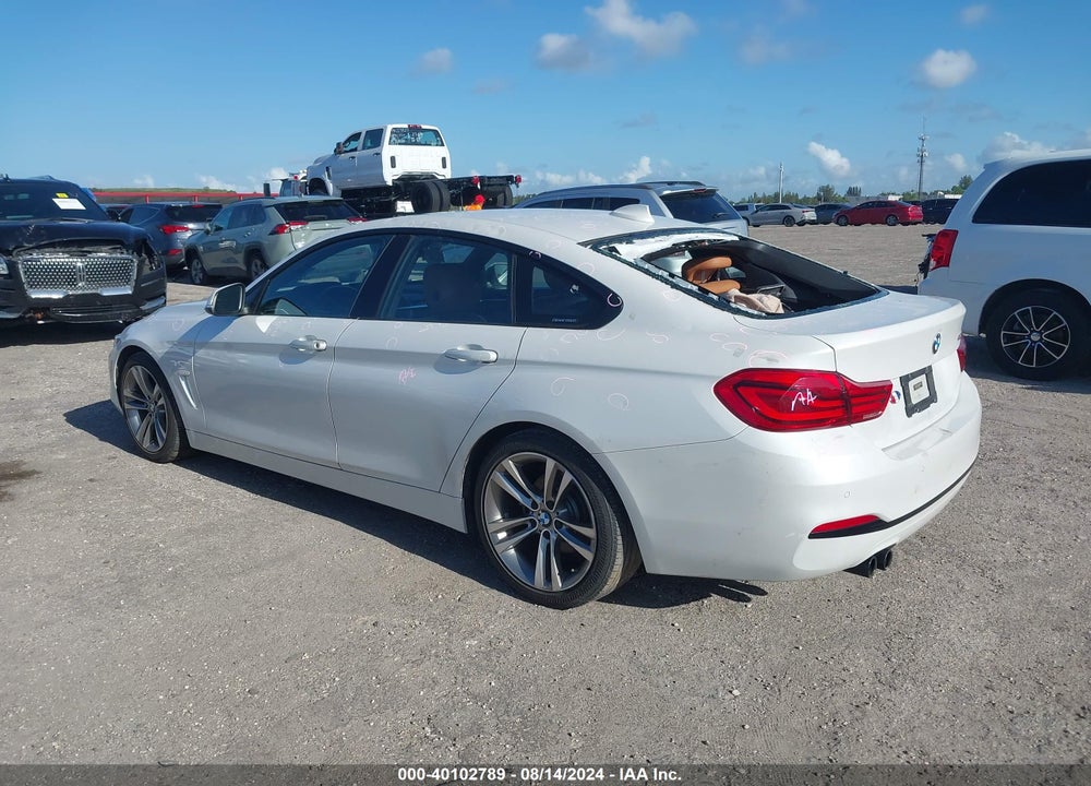 2018 BMW 430I GRAN COUPE VIN: WBA4J1C53JBM09821