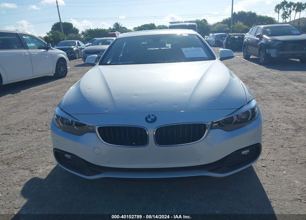 2018 BMW 430I GRAN COUPE VIN: WBA4J1C53JBM09821