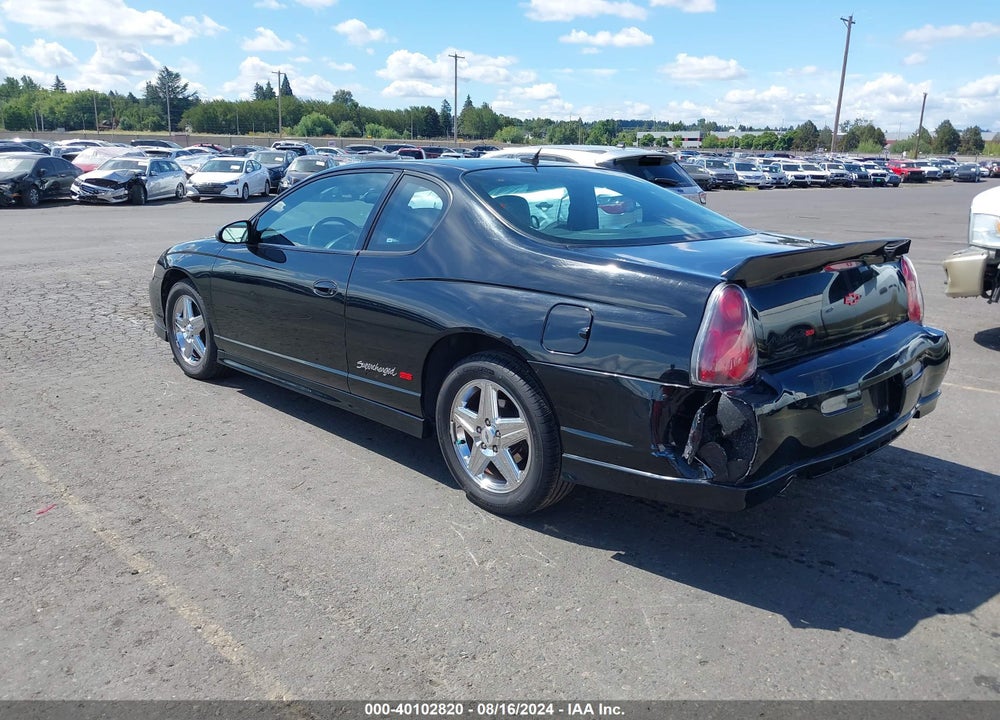 2005 CHEVROLET MONTE CARLO SUPERCHARGED SS VIN: 2G1WZ151259300894