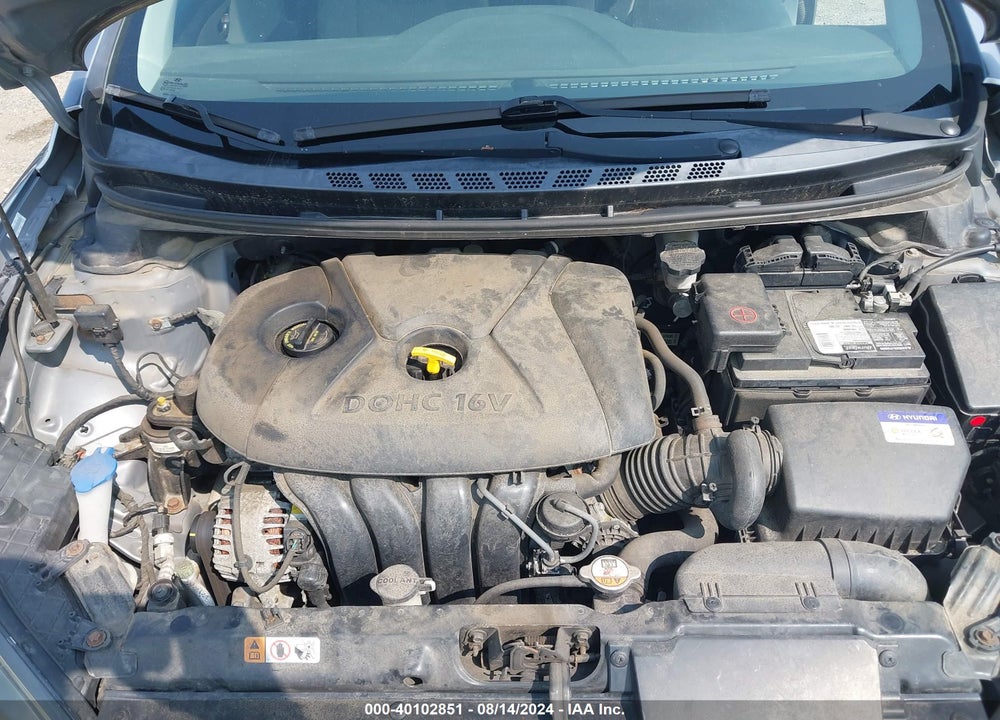 2013 HYUNDAI ELANTRA GLS VIN: KMHDH4AE4DU926536