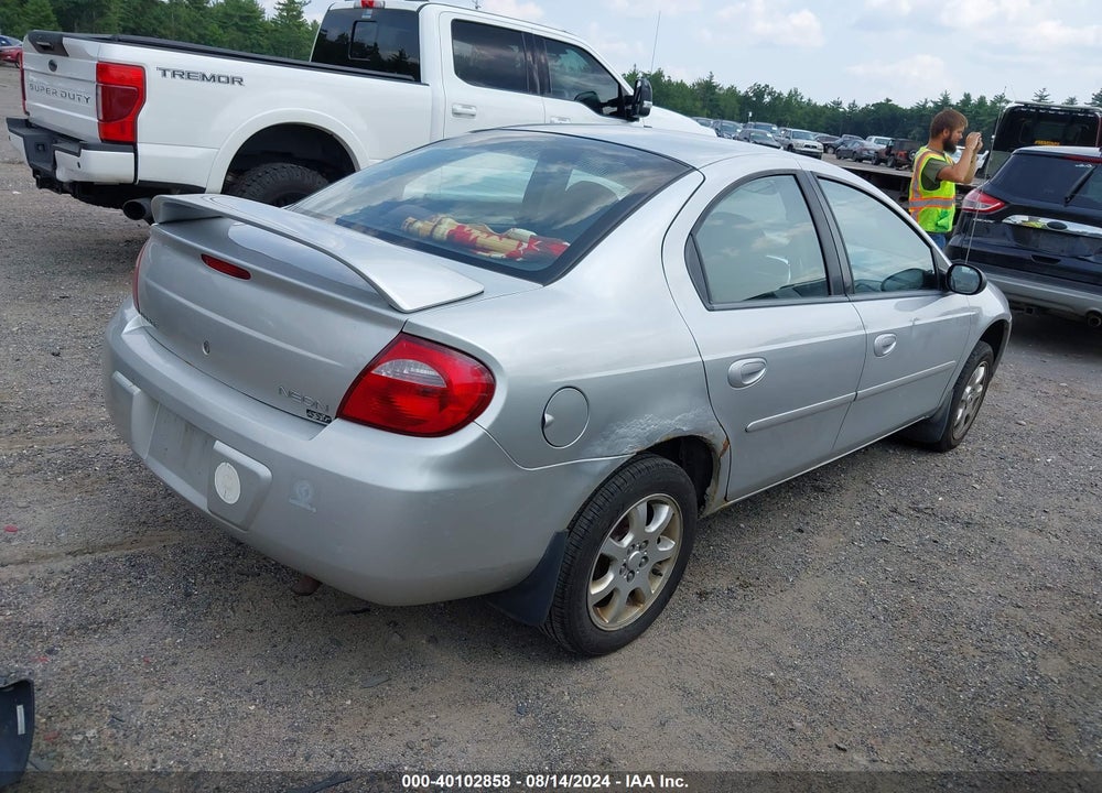 2005 DODGE NEON SXT VIN: 1B3ES56C35D257802