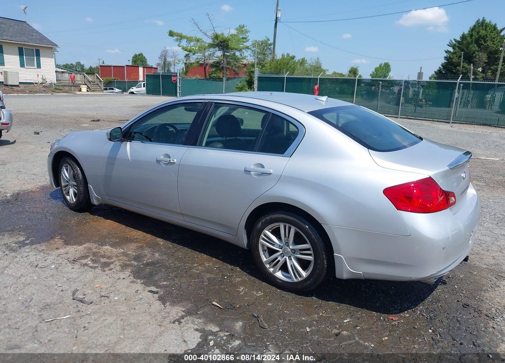 2012 INFINITI G37X VIN: JN1CV6AR1CM670431