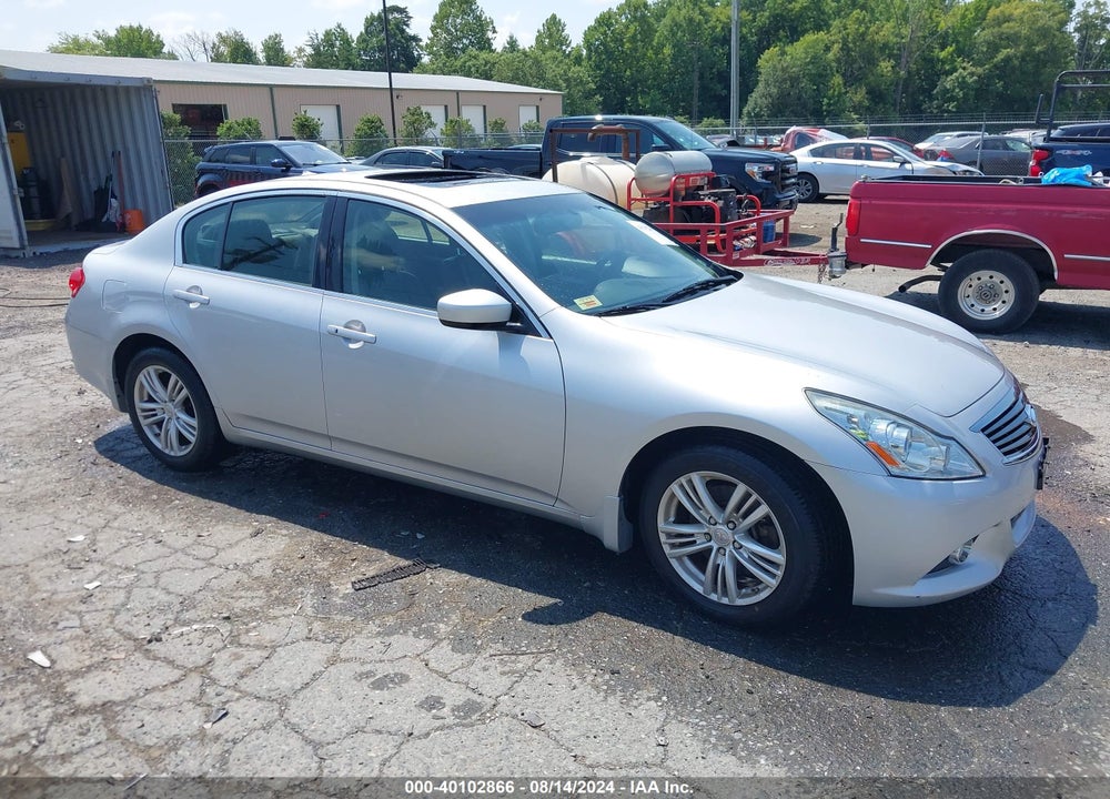 2012 INFINITI G37X VIN: JN1CV6AR1CM670431