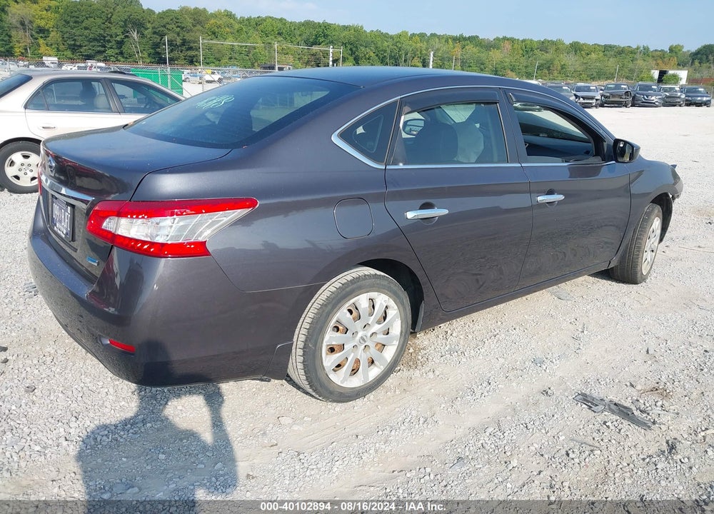 2014 NISSAN SENTRA S VIN: 3N1AB7AP5EL695687