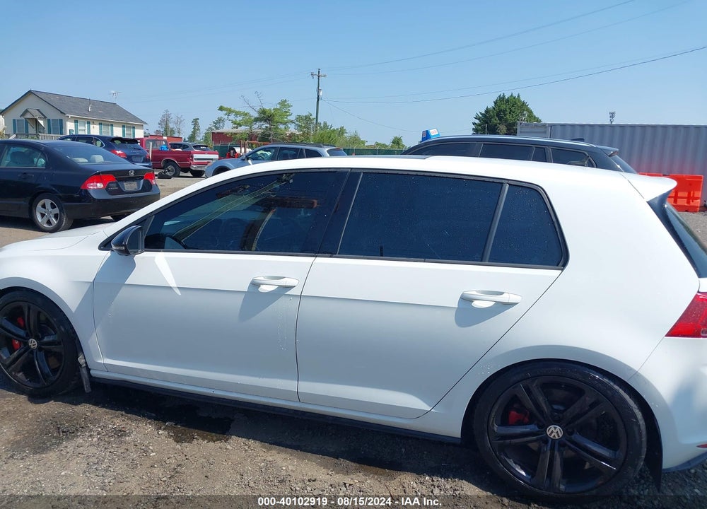 2017 VOLKSWAGEN GOLF GTI AUTOBAHN 4-DOOR/S 4-DOOR/SE 4-DOOR/SPORT 4-DOOR VIN: 3VW547AU2HM026500