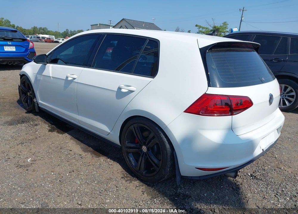 2017 VOLKSWAGEN GOLF GTI AUTOBAHN 4-DOOR/S 4-DOOR/SE 4-DOOR/SPORT 4-DOOR VIN: 3VW547AU2HM026500