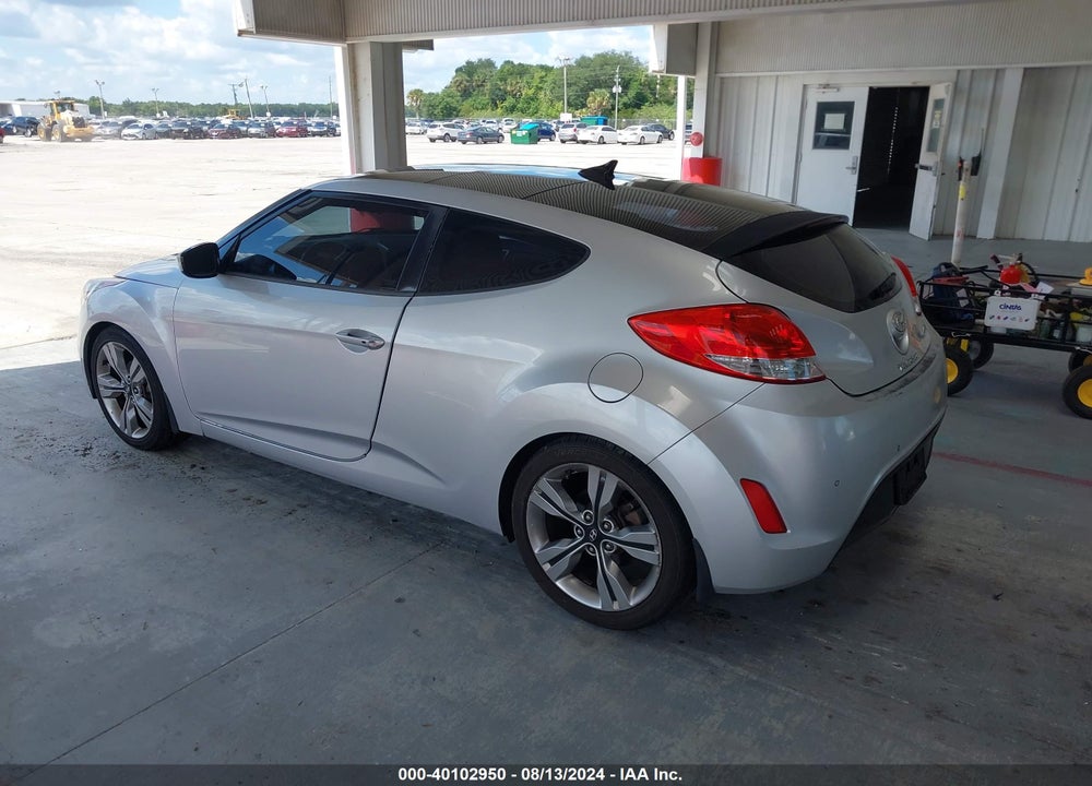 2012 HYUNDAI VELOSTER BASE W/GRAY VIN: KMHTC6AD1CU054151