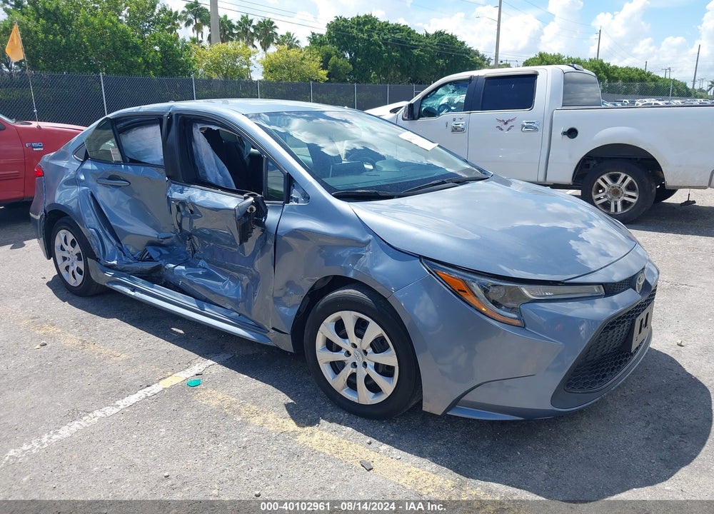 2020 TOYOTA COROLLA LE VIN: 5YFEPRAE7LP020577