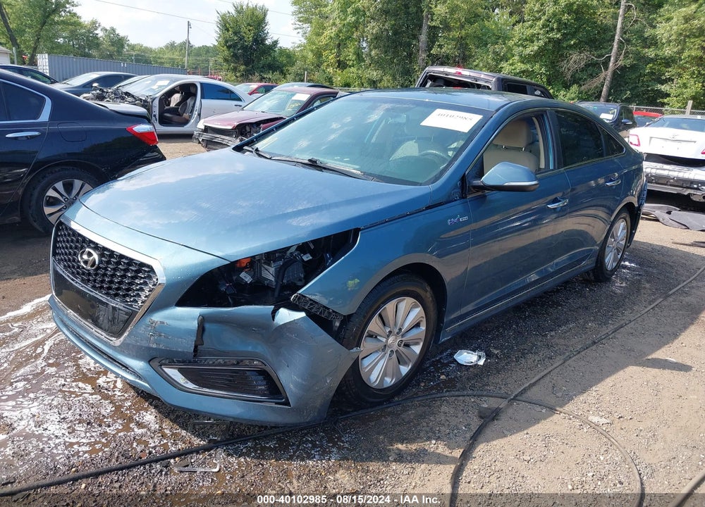 2016 HYUNDAI SONATA HYBRID SE VIN: KMHE24L19GA015222