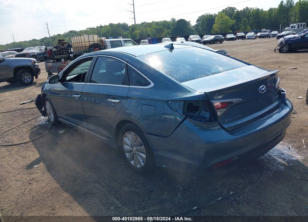2016 HYUNDAI SONATA HYBRID SE VIN: KMHE24L19GA015222