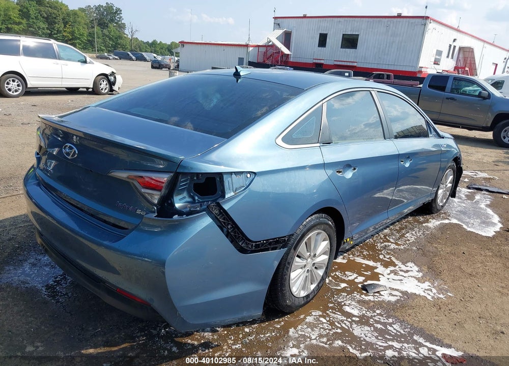 2016 HYUNDAI SONATA HYBRID SE VIN: KMHE24L19GA015222
