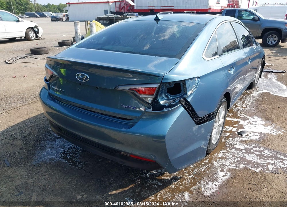 2016 HYUNDAI SONATA HYBRID SE VIN: KMHE24L19GA015222