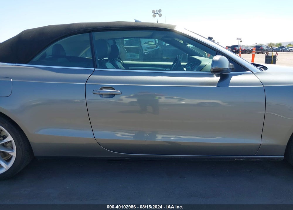 2013 AUDI A5 2.0T PREMIUM VIN: WAULFAFH1DN000951