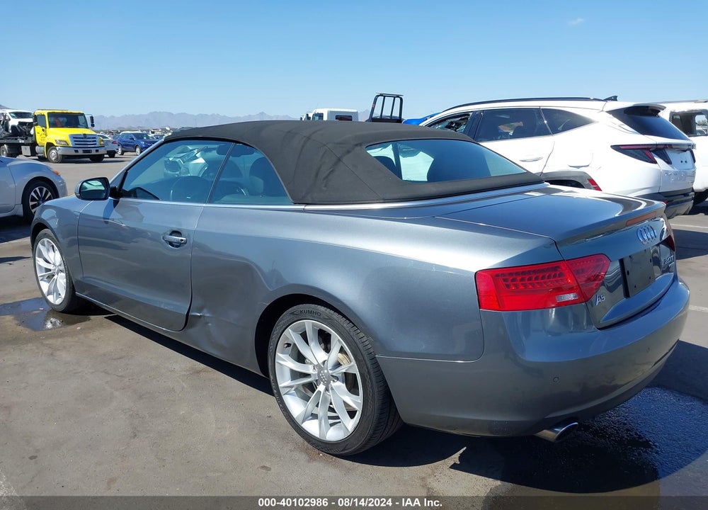 2013 AUDI A5 2.0T PREMIUM VIN: WAULFAFH1DN000951